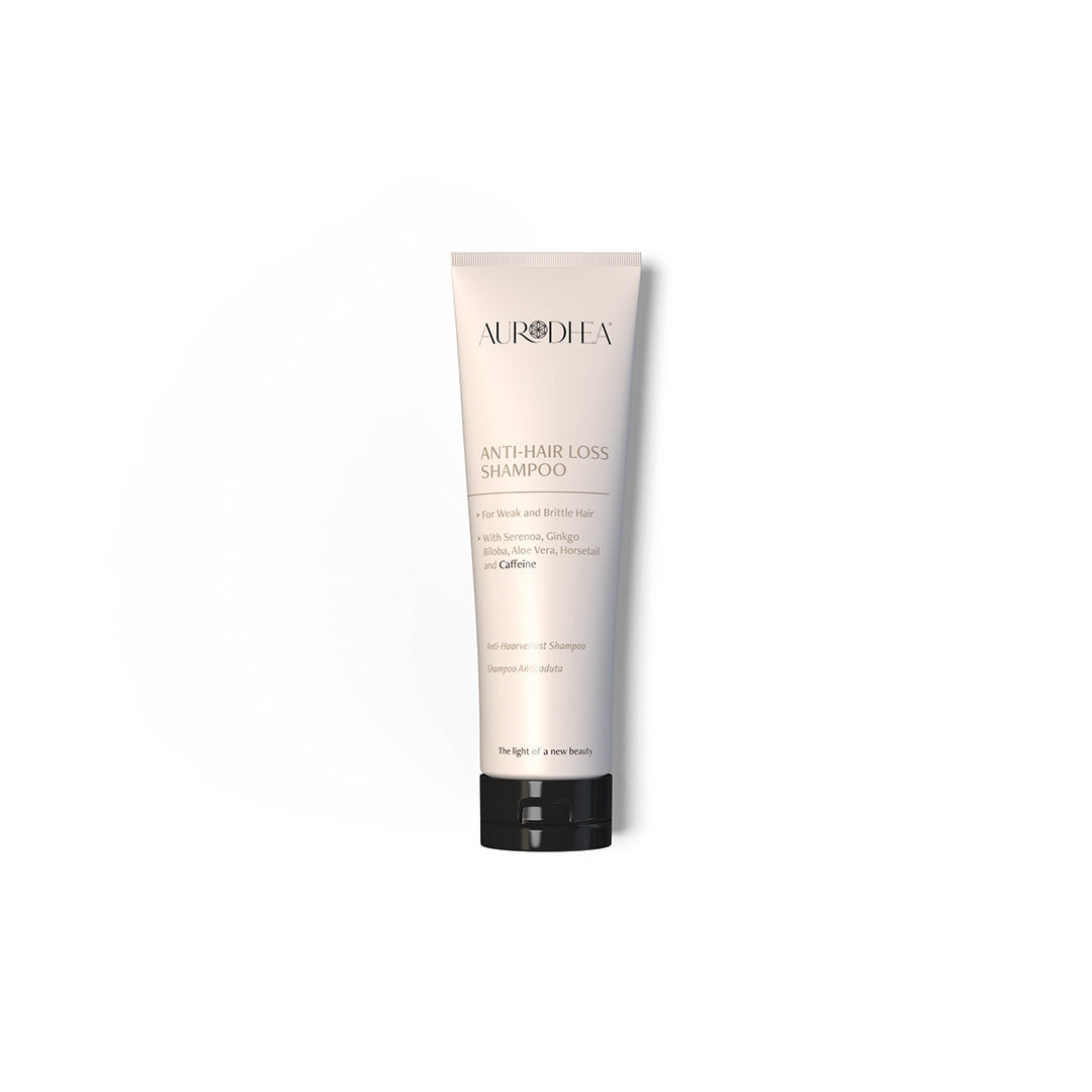Shampoing anti-chute - 250 ml Enrichie en Caféine, Serenoa, Ginko Biloba, Aloe Vera et Equisetum